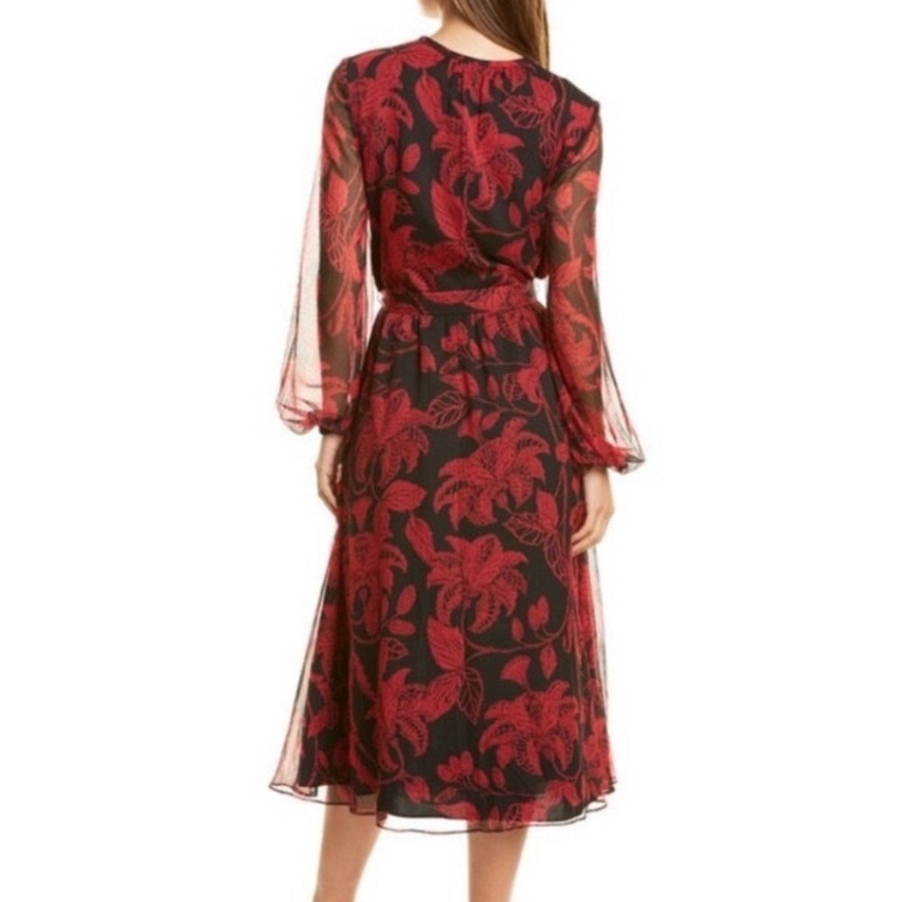 Ted Baker London Hadlee Rococo button-down midi women sz 4 dress formal evening - Picture 2 of 10